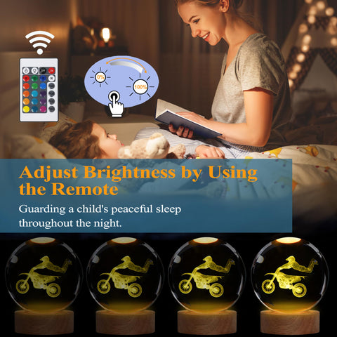 POSSHE dirt bike lamp with 16 colors for versatile ambient lighting
