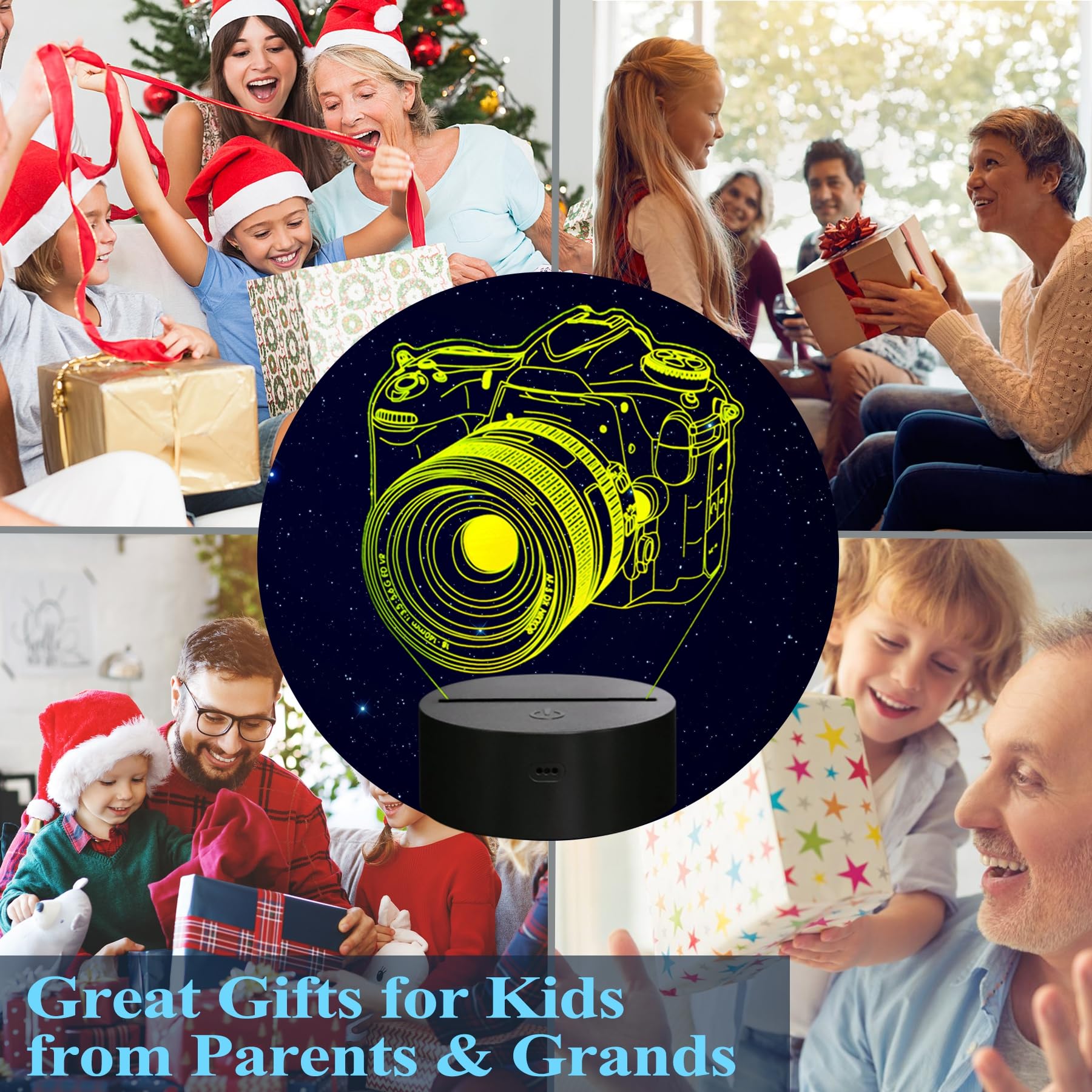 POSSHE photography gift night light for men and women