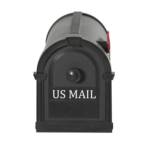 Postal Pro Hampton mailbox address panel ready for house numbers