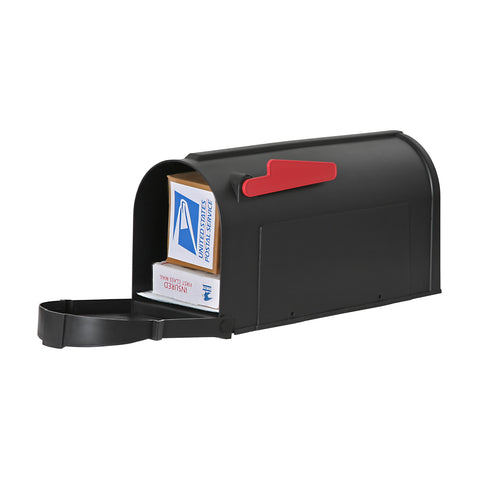 Postal Pro Hampton mailbox installed over a standard 4x4 post
