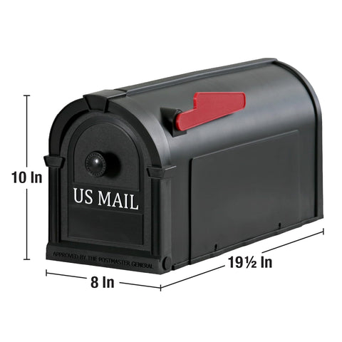 Postal Pro Hampton mailbox USPS approved for residential curbside delivery