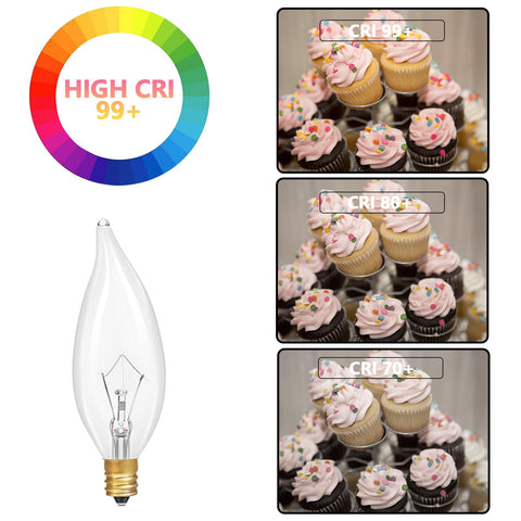 Potanro E12 dimmable vintage candle for adjustable mood.