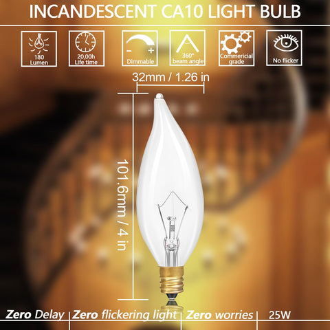 Potanro E12 exposed filament bulb adds vintage charm.