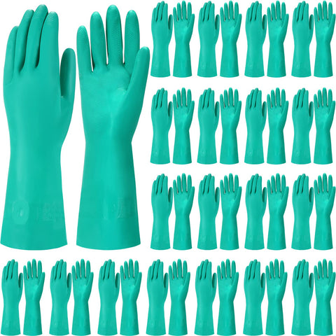 Potchen 20-pair nitrile gloves pack for durable cleaning and protection.