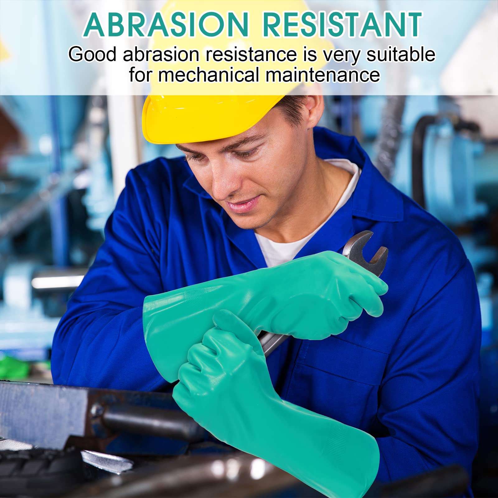 Potchen latex-free nitrile gloves are durable for tough chores.