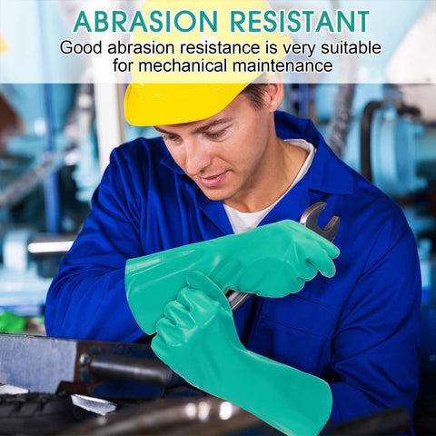 Potchen latex-free nitrile gloves are durable for tough chores.
