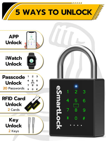 Pothunder lock security design with hardened shackle and pick-resistant keyhole