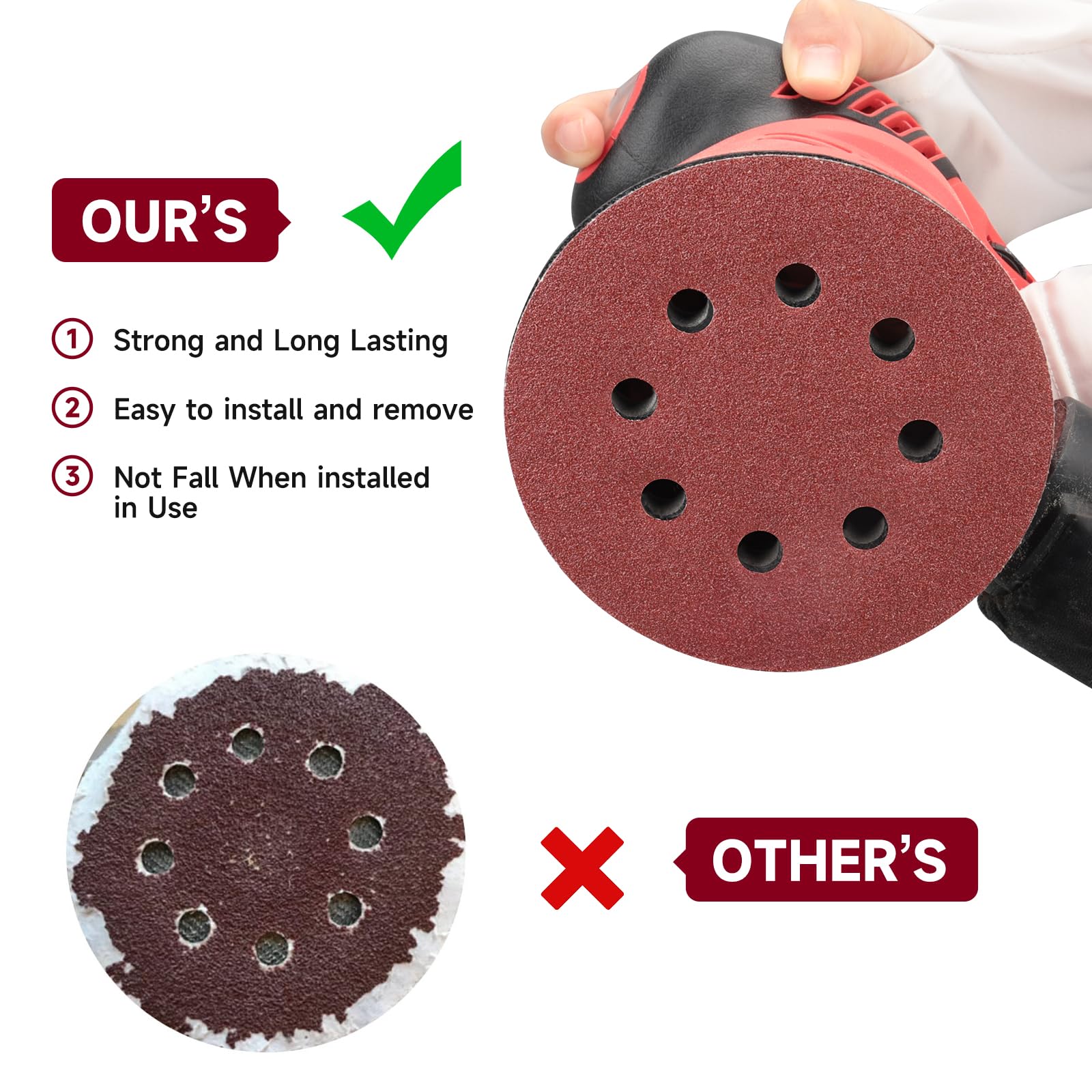 POTUINOM 8-hole design reduces dust and enhances cleanliness