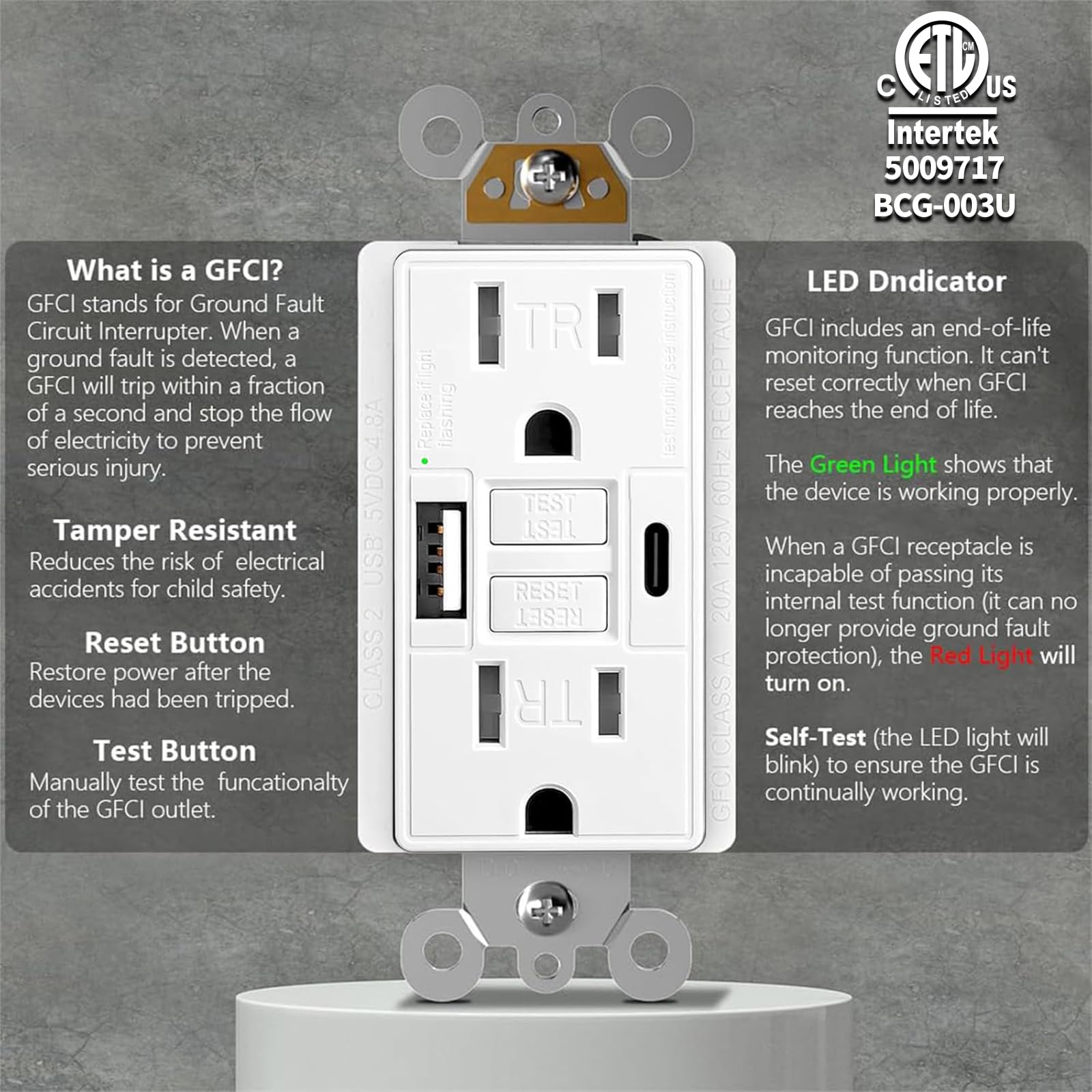 POWAWINI LED indicator shows power status at a glance.