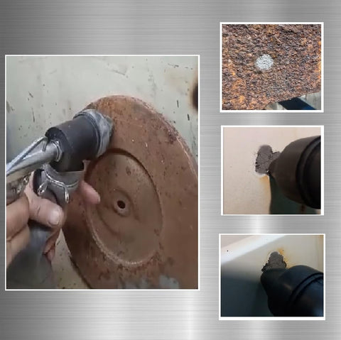 POWER AERO NOVIA detail sand blaster gun kit contents overview for versatile prep.