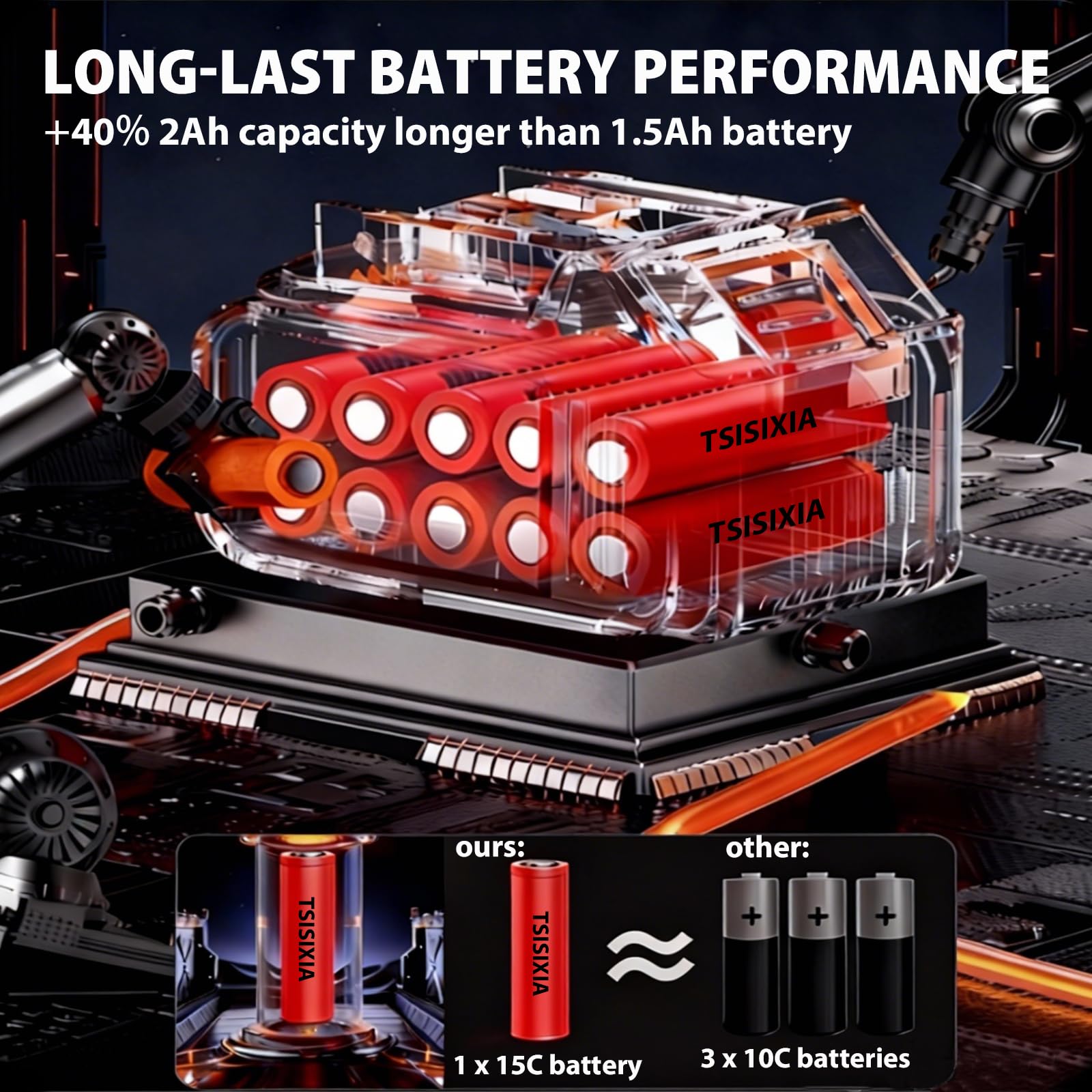 Power Drill Driver 21V kit includes 39-piece accessories in a sturdy case.