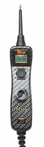 Power Probe III digital voltmeter display shows live readings for precise checks