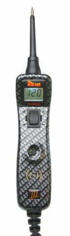 Power Probe III digital voltmeter display shows live readings for precise checks