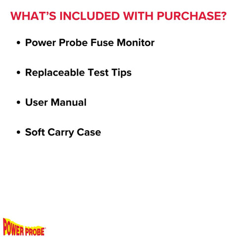 Power Probe PPFUSE USB-C rechargeable design for cordless use