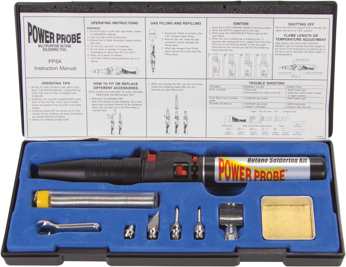 Power Probe PPSK soldering iron with adjustable flame for precise work.
