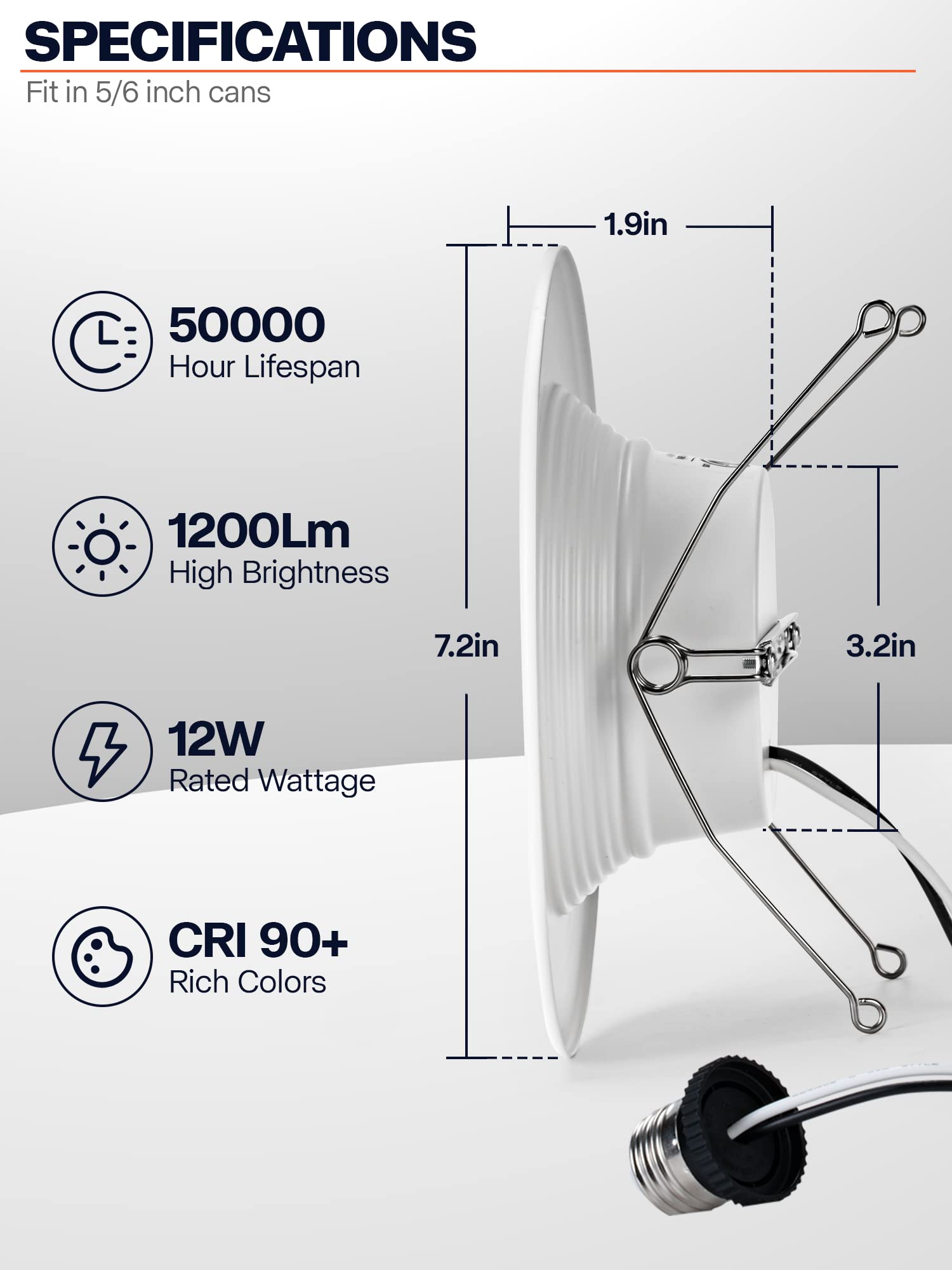 POWERASIA 90CRI LED chip delivers true color rendering for accurate furnishings.