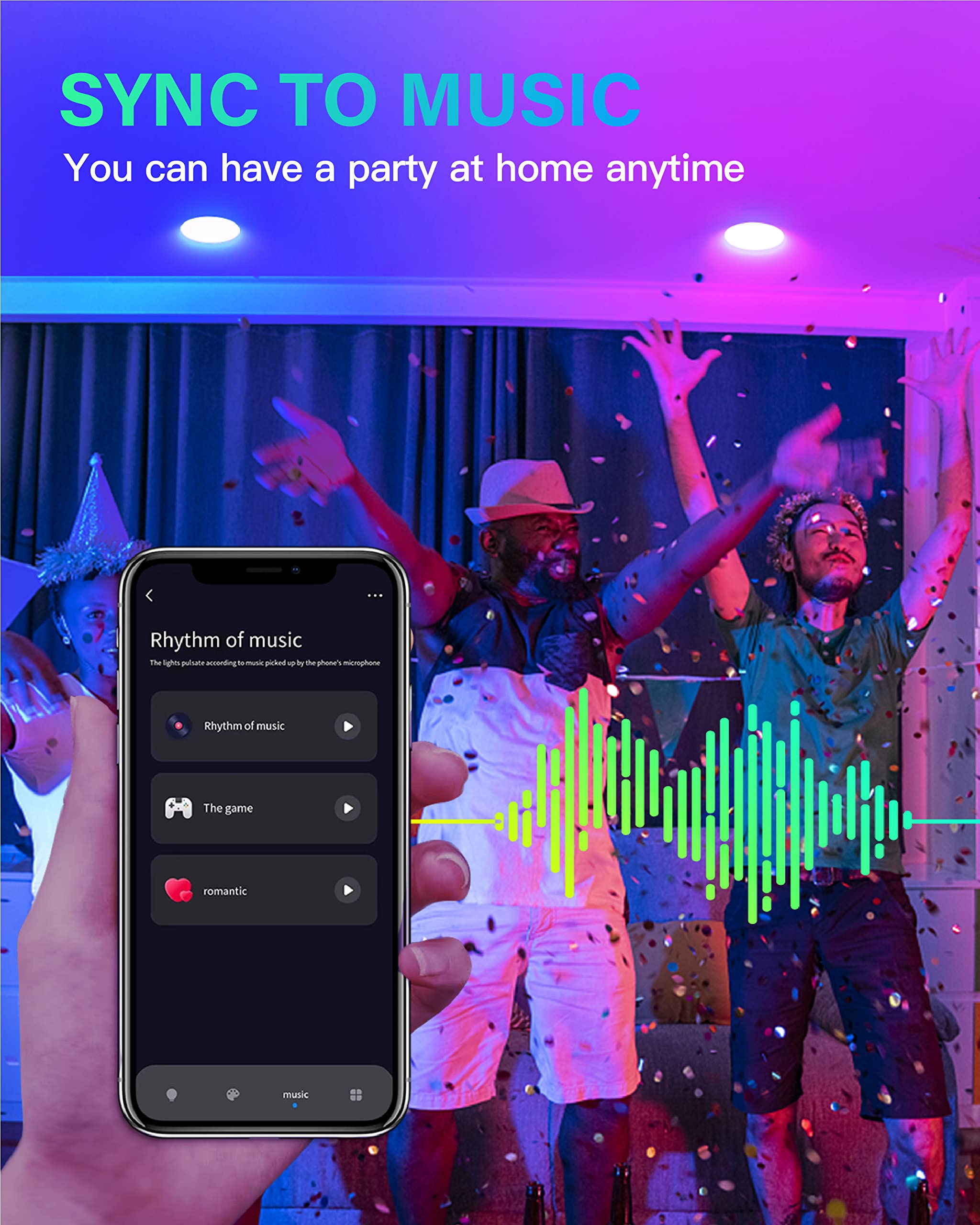 POWERASIA compatible with Alexa and Google Assistant for hands-free control