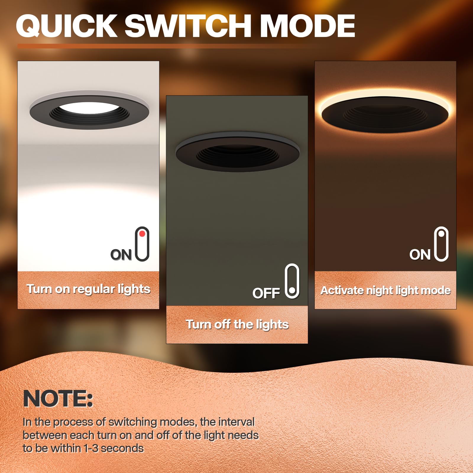 POWERASIA LED can light delivering 1200 lumen brightness while saving energy