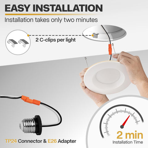 Bright 1200 lumens for clear task lighting with energy efficiency.