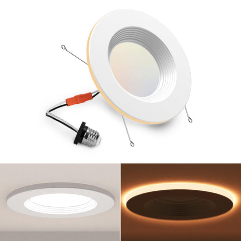 POWERASIA LED can light installed in ceiling for a clean, modern look.