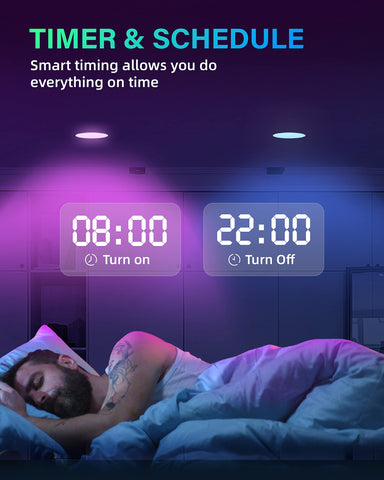 POWERASIA smart can light with hub included for stable wireless control