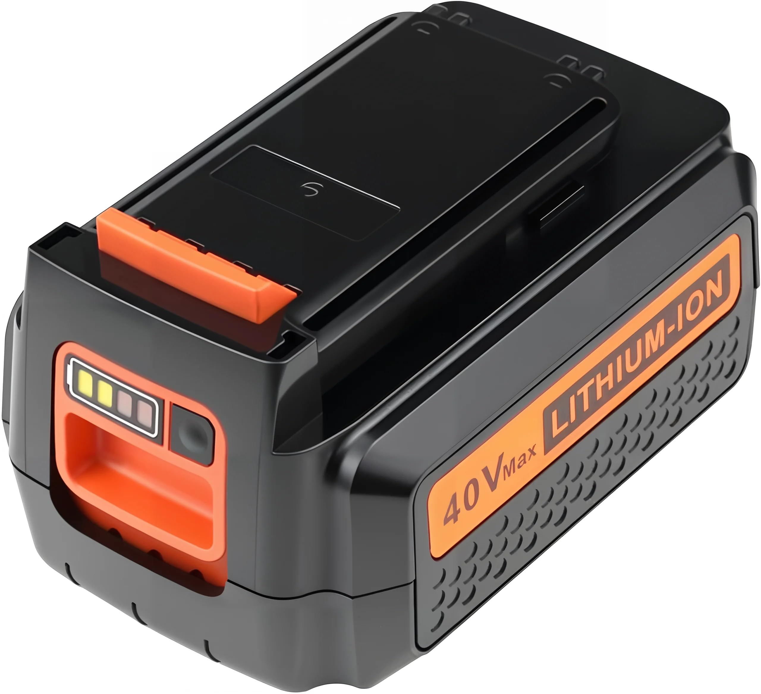 Powerost LBX2040 battery front view for reliable 40V power in outdoor tools.