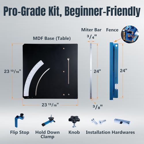 PowerTEC 71403 fence face offers accurate alignment for repeatable cuts