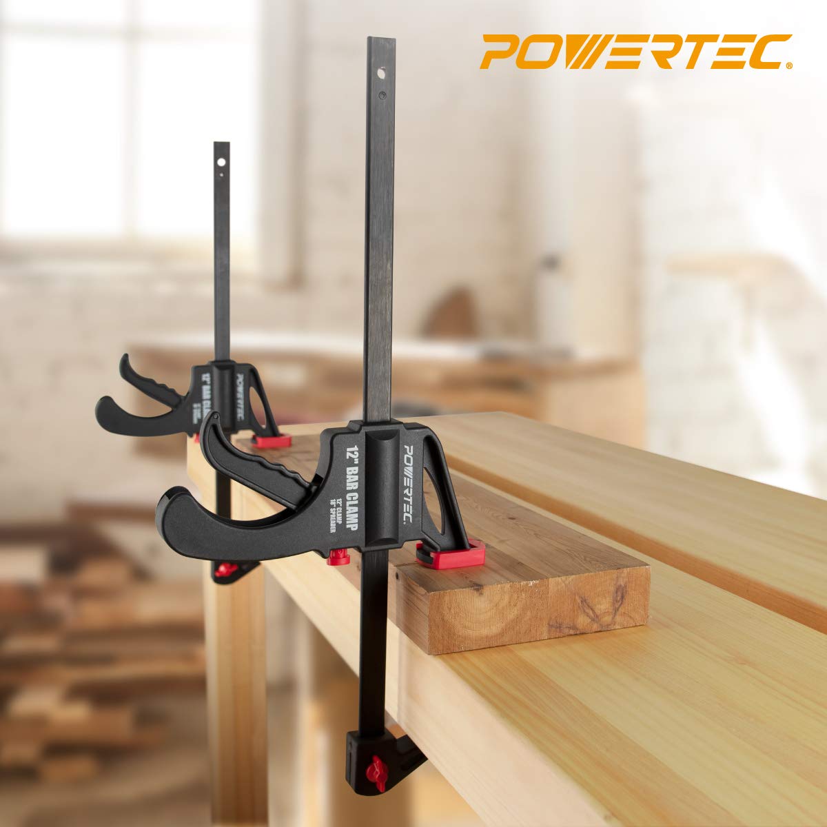 POWERTEC 71597 clamp-to-spreader conversion demonstrates versatile clamping options