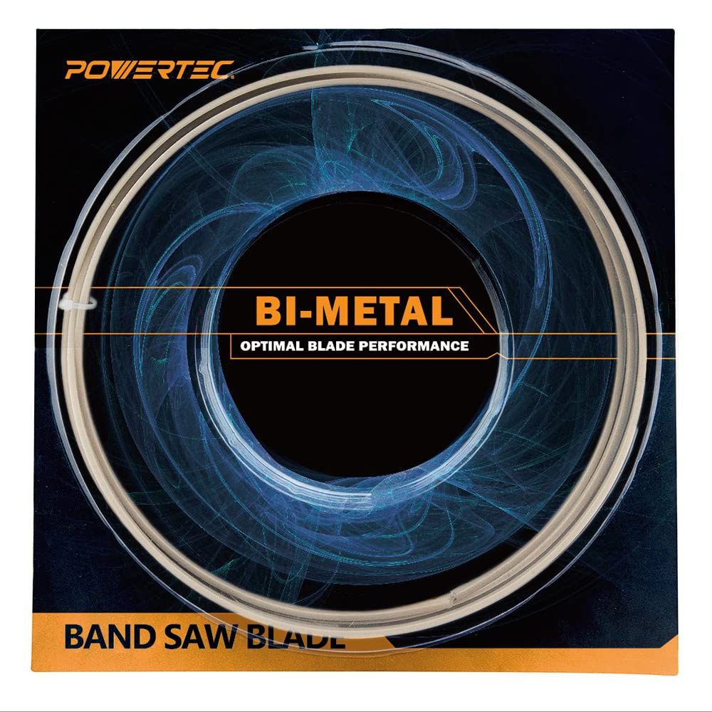 POWERTEC bi-metal blade cutting metal for precise results