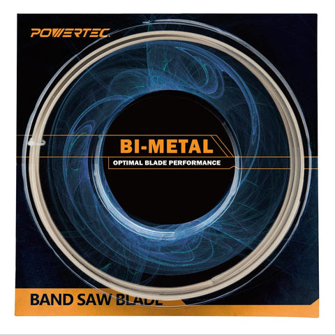 POWERTEC bi-metal blade cutting metal for precise results