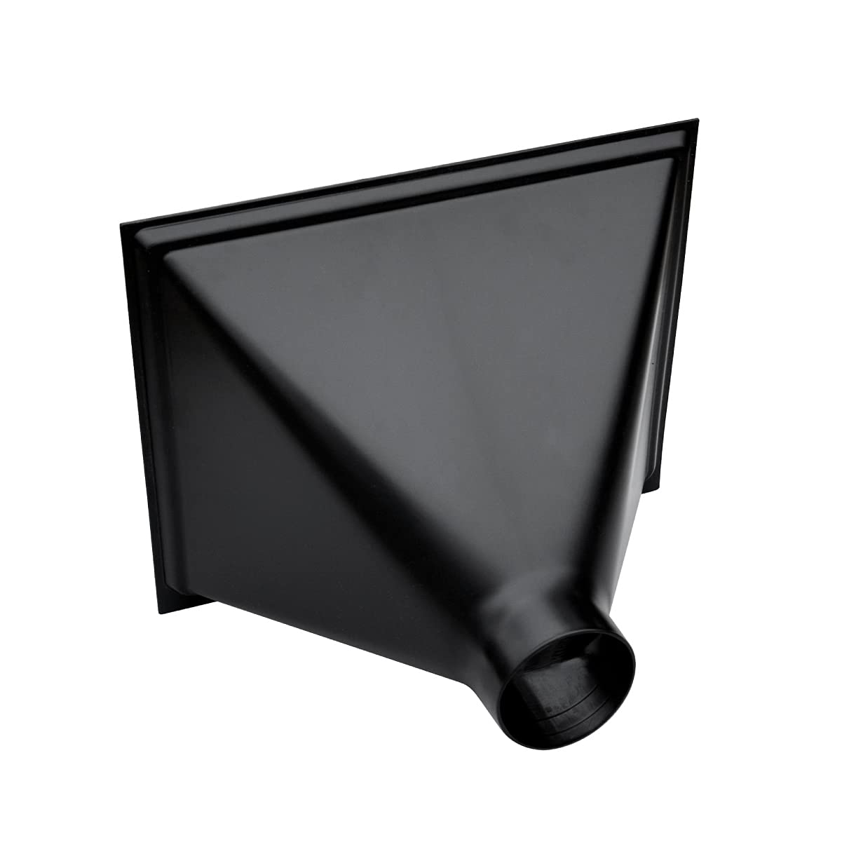POWERTEC Big Gulp dust hood opening captures dust around the saw