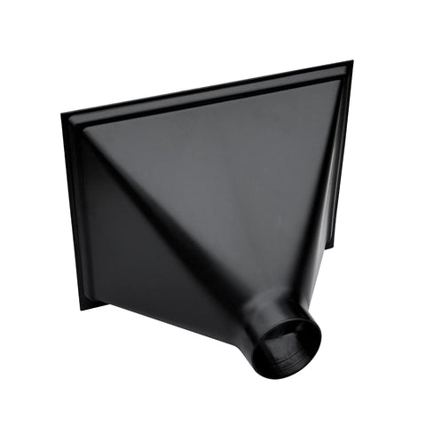 POWERTEC Big Gulp dust hood opening captures dust around the saw