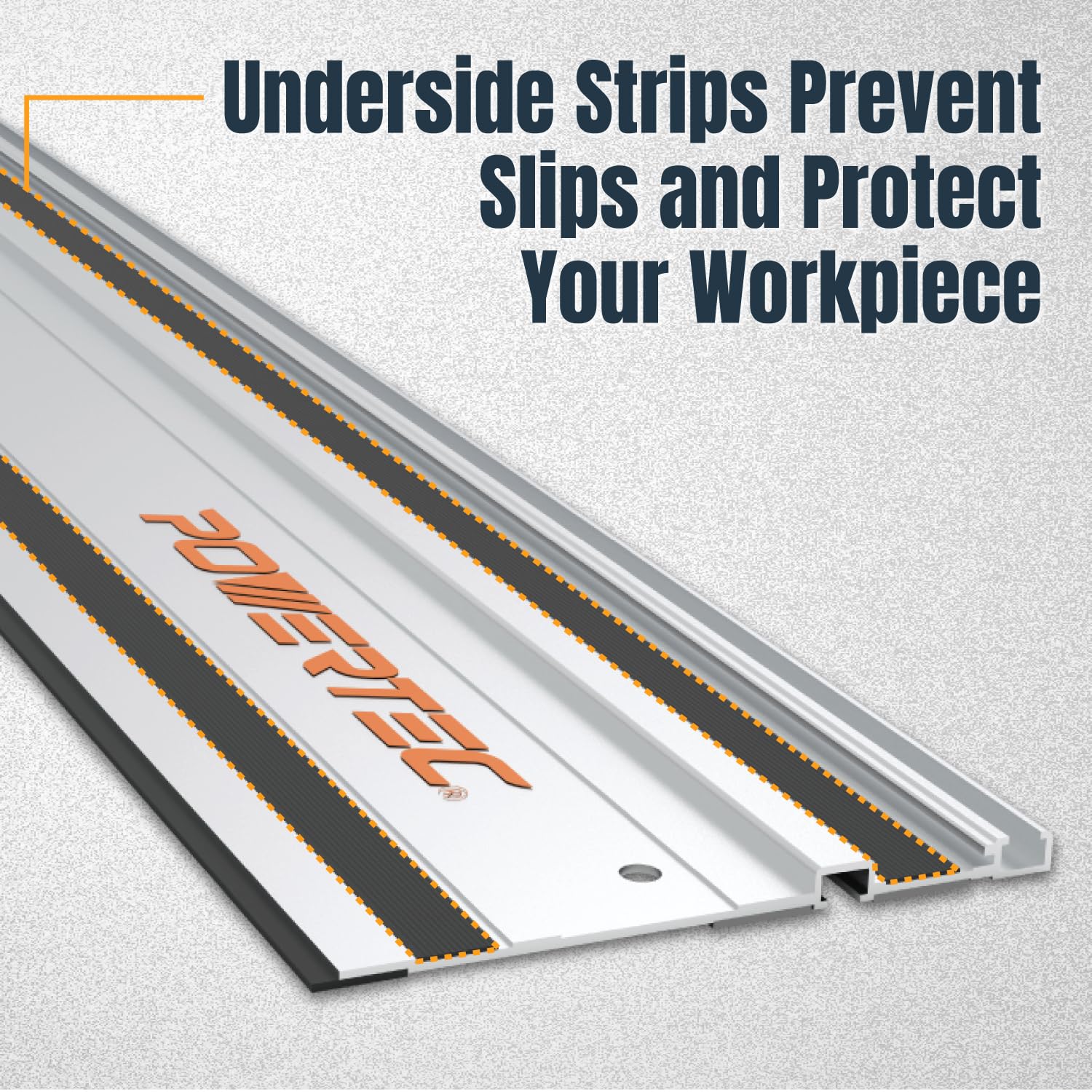 POWERTEC guidance on extending length with connectors for longer cuts