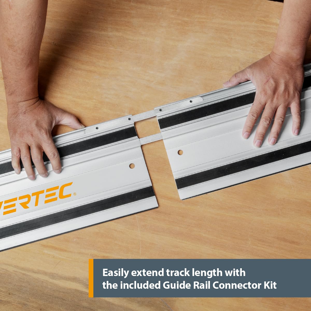 POWERTEC extruded aluminum rail delivers durability and rust resistance