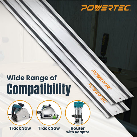 POWERTEC extruded aluminum guide rail delivering durability and rust resistance