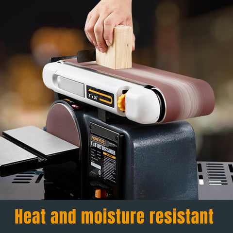 POWERTEC belt features heat and moisture resistance for tough jobs.