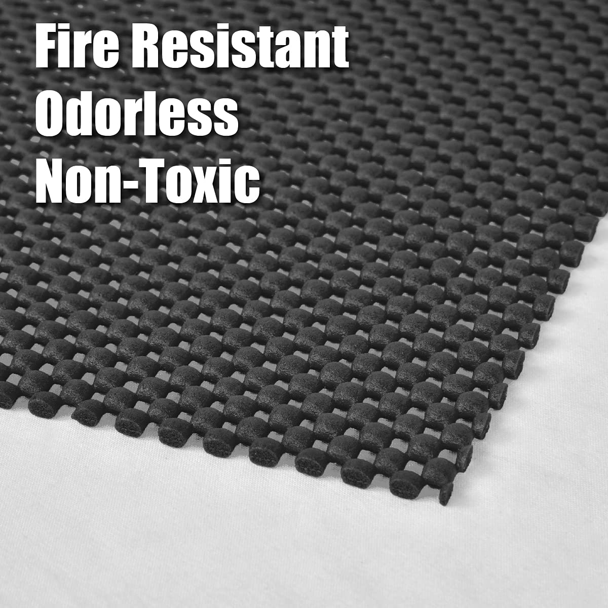 POWERTEC mat firmly grips project pieces during routing and sanding, clamp-free.