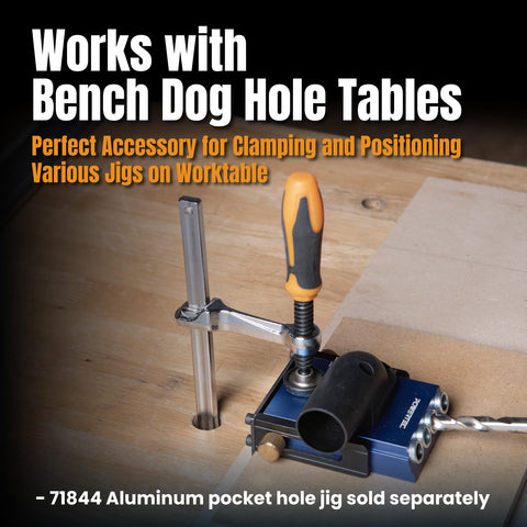 POWERTEC two-clamp pack enables versatile locking on guide rails