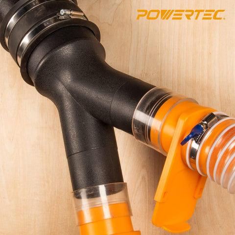 POWERTEC durable ABS body resists dust, chips, and daily workshop use.