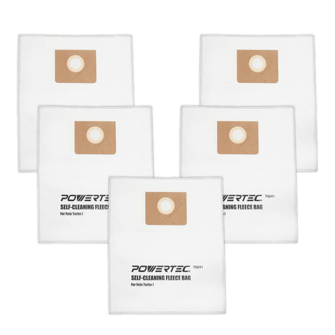POWERTEC fleece filter bag pack acts as a durable pre-filter for Fein Dustex 25L.