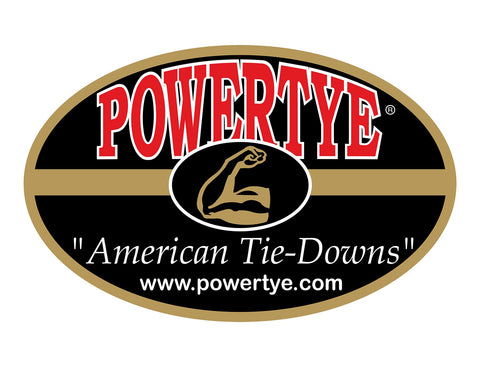 PowerTye endless ratchet strap truck-bed use secures loads.