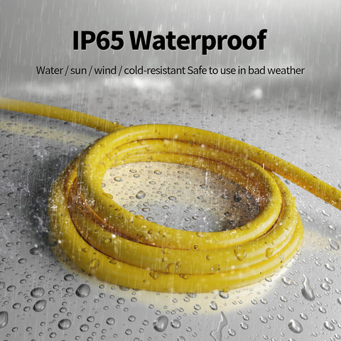 POWGRN flexible 100 ft cord resists cold and maintains pliability.