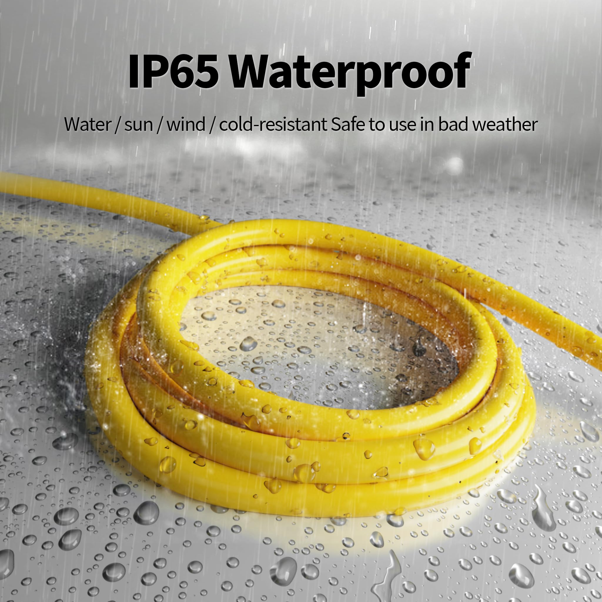 POWGRN flexible 10AWG cord performs well in cold and warm weather.