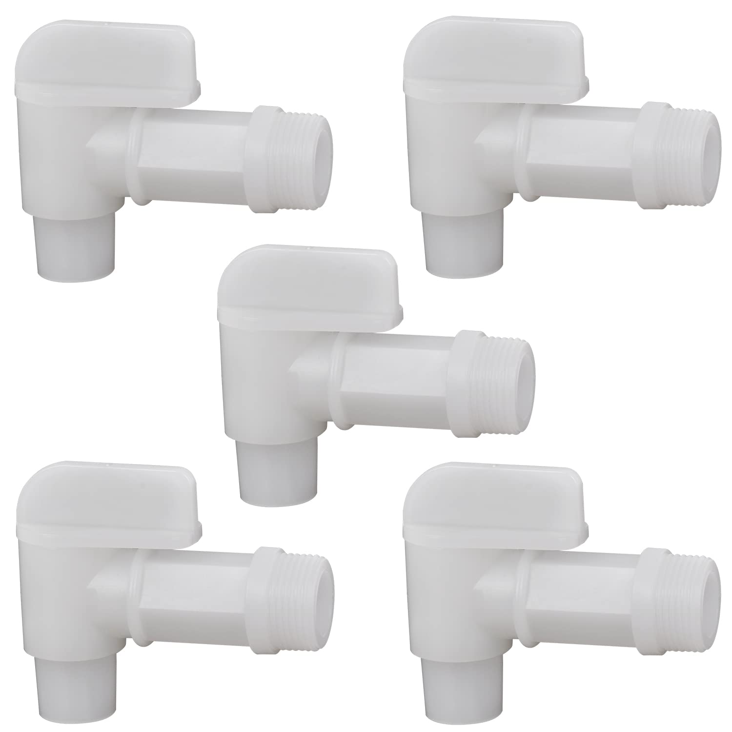 PowGrow spigot faucet on drum assembly enables smooth, controlled pouring.