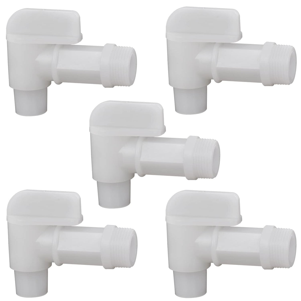 PowGrow spigot faucet on drum assembly enables smooth, controlled pouring.