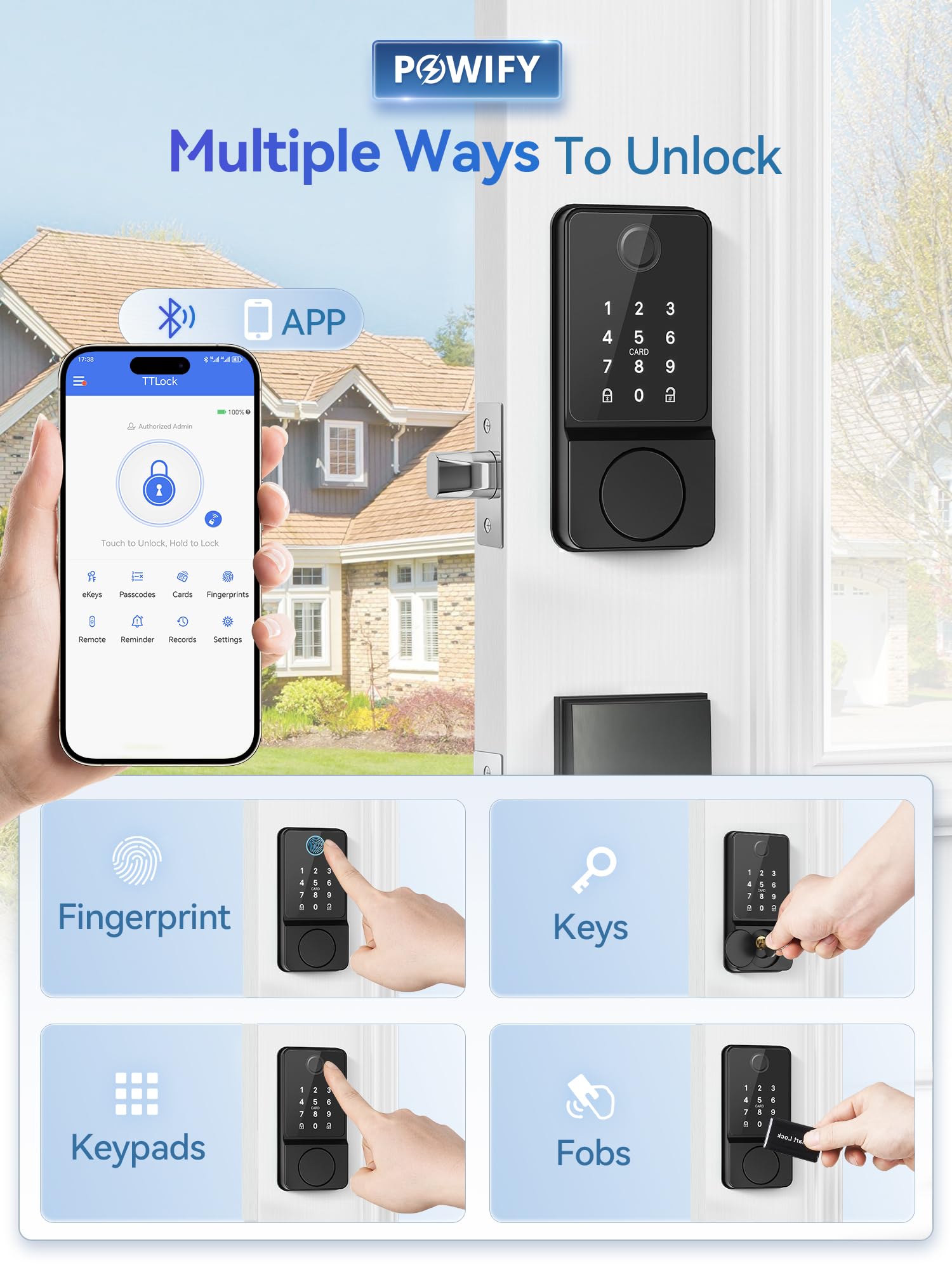 POWIFY app control dashboard showing user codes and logs