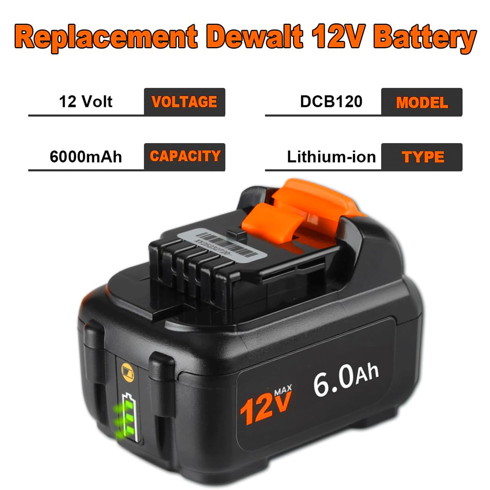 Powilling 12V battery compatible with DCB122 delivers dependable power