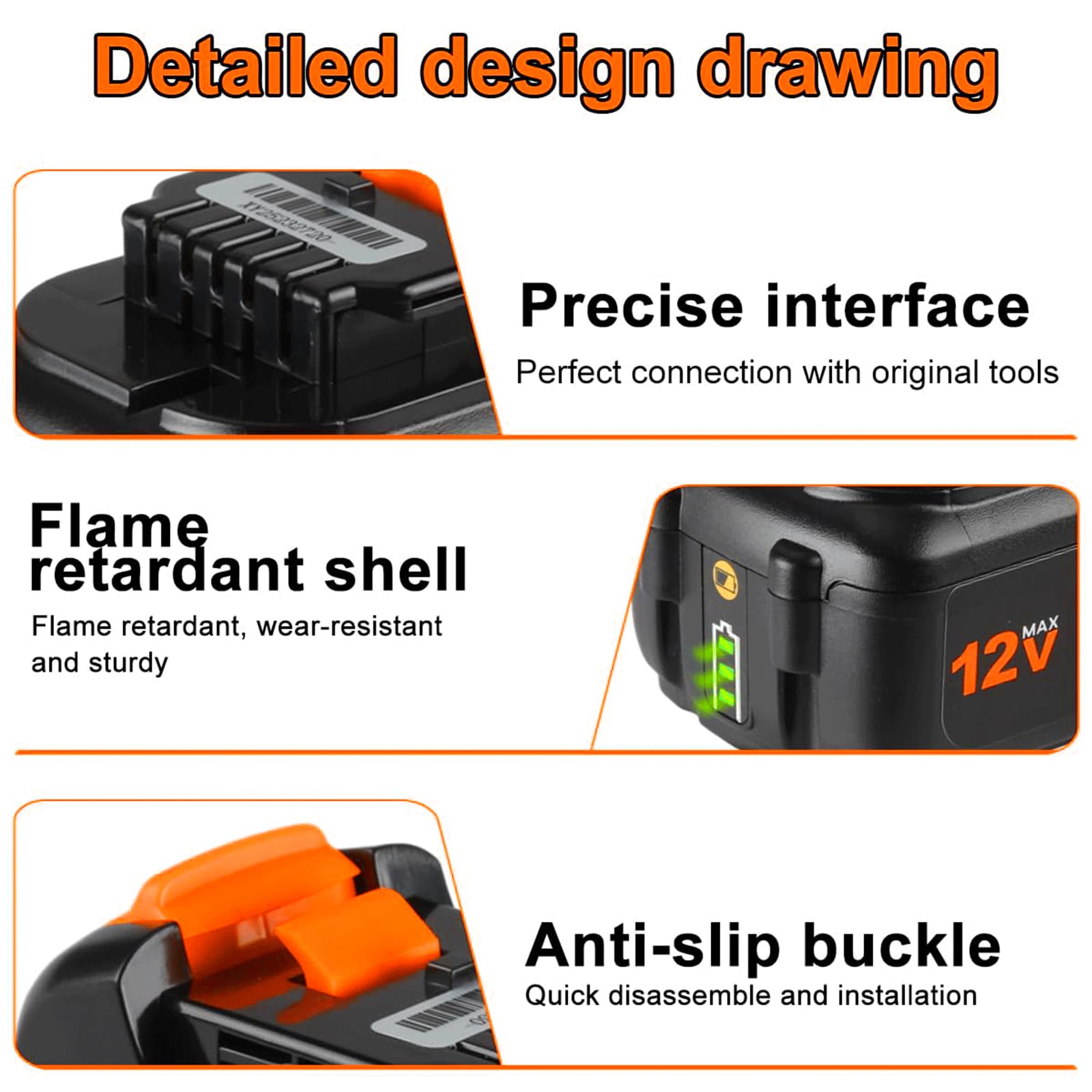 Powilling 12V battery for DCB124 extends runtime in DIY tasks