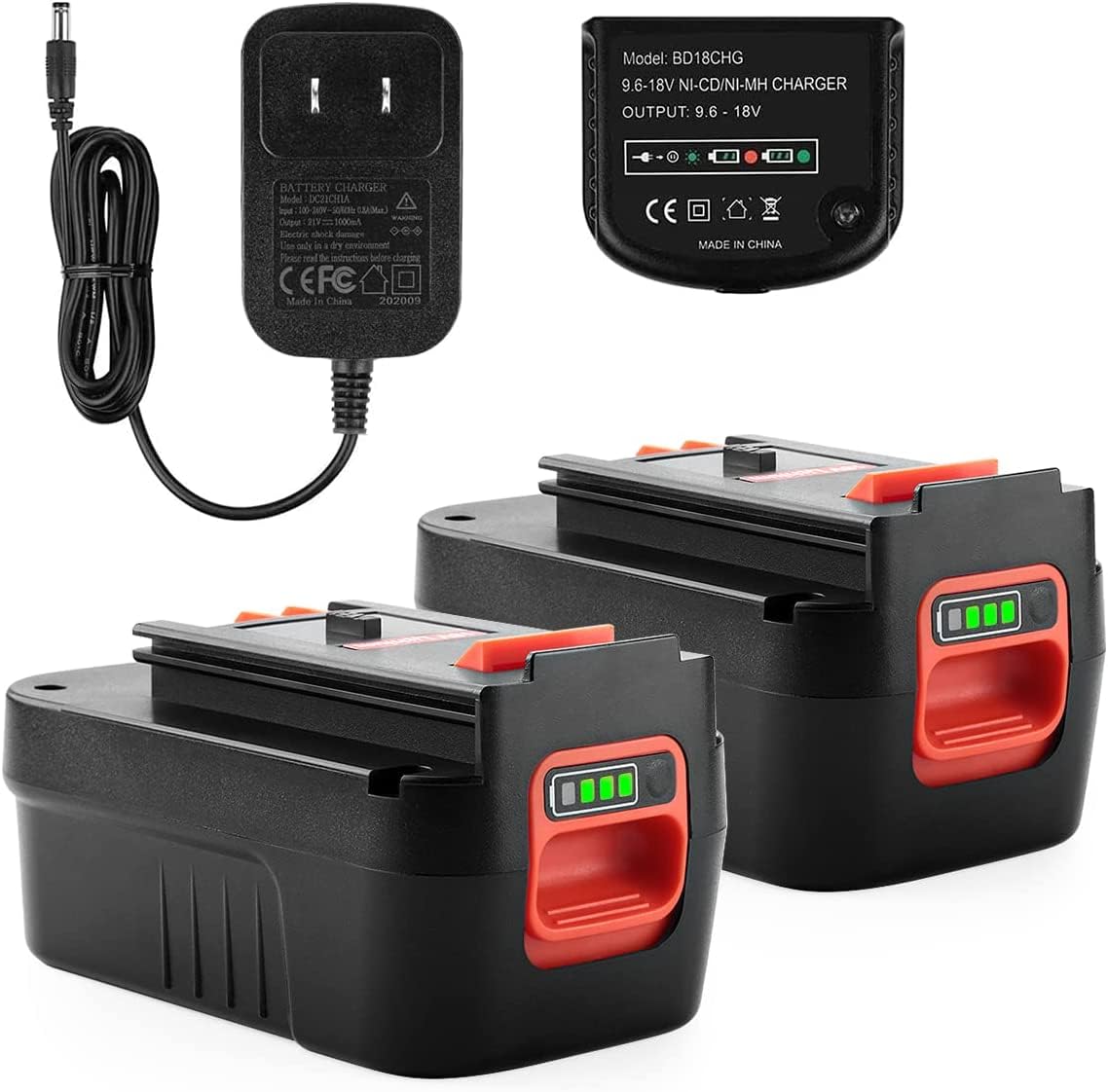 Powilling 2-pack 6.5Ah battery for HPB18 replacement; extended runtime.