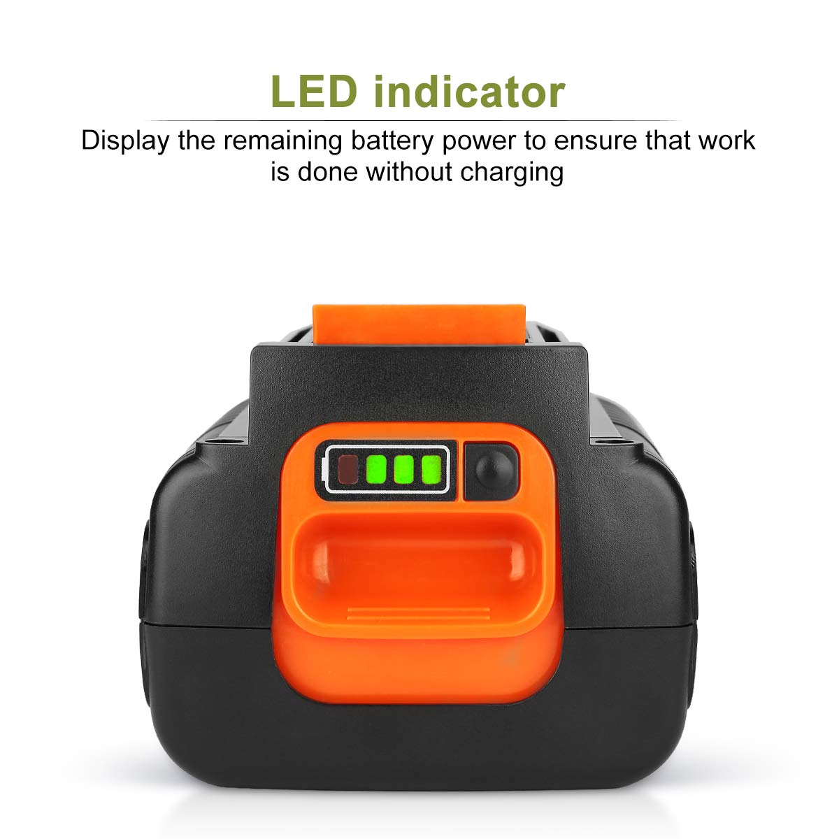 Powilling compatible LBX2040 model badge shown for Black Decker compatibility